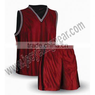 100% polyester red color basketball uniform,basketball jersey,basketball wear