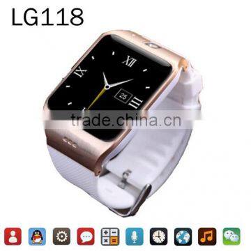 LG118 Bluetooth Smart Watch WristWatch Support Camera For All Android Smart Moblie Phone PK A9 U80 GT08 DZ09 GV18