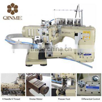 6 threads interlock sportswear sewing machine price industrial sewing machine