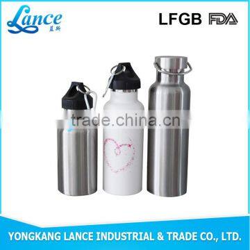 New design sport water bottle joyshaker logo stainless steel bottle