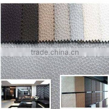 2014-2015 new popular design facotory price upholstery Leather for book cover material T8184