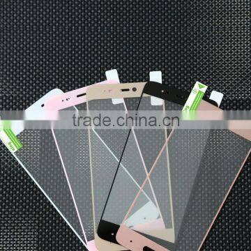 Full cover silkprint 9h 2.5d screen protector tempered glass for xiaomi mi5