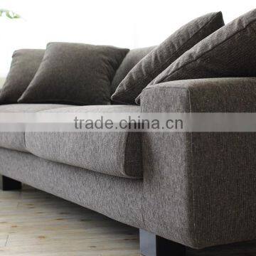 Simple Design Fabric Scatter Back Three Seat Sofa Quality Choice photo-4