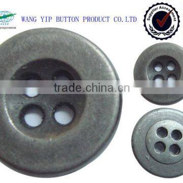 14mm zinc alloy 4 holes metal old style button