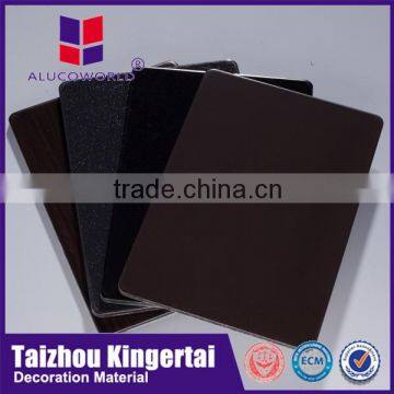 Alucoworld solid colors flexible decoration aluminum pvdf composite panel