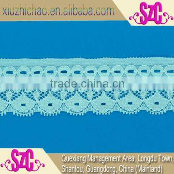 YXF01 Manufacturer Design 1.3'' Decorative Woven 10% Spandex 90% Nylon Elastic Lace