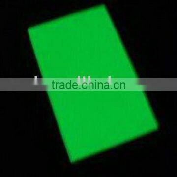 luminescent PVC plate/photoluminescent sheet/glowing sheet