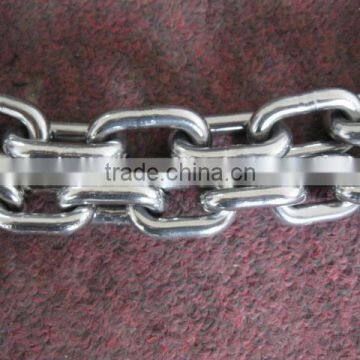 Round link chain stud link anchor chain grade 80 short link chain