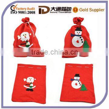 Red Cute Christmas Gift Bag with Differen Design