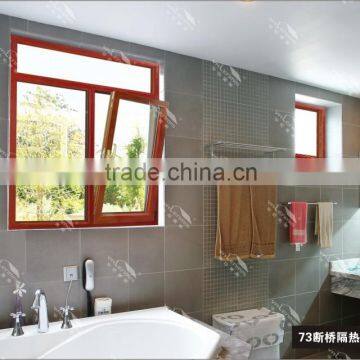 double glazed aluminum window for villa with high quality heat insulating