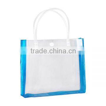 Blue Clear PVC Cosmetic Bag