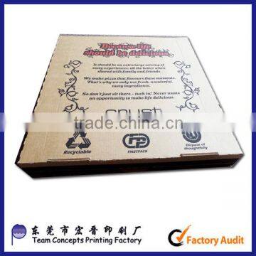 cheap different inches paper board pizza box for Venezuela