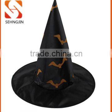 SJ-L6030 Halloween Bat print witch hat