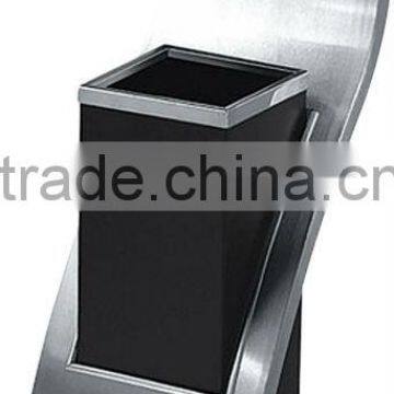 Indoor ground stand dustbin with marble ash barrel