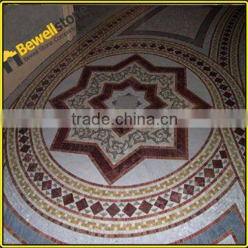 China Luxury Marble Mosaic Art Medallion for Grand Hotel Lobby