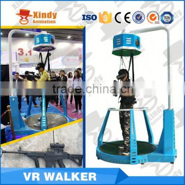 Latest VR Game good quality real CS game VR Treadmill with 360 degree viewing