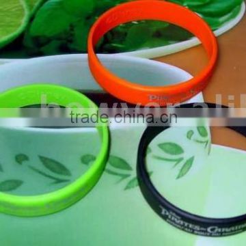 silicone wristband, bracelet , rubber promotion gift item