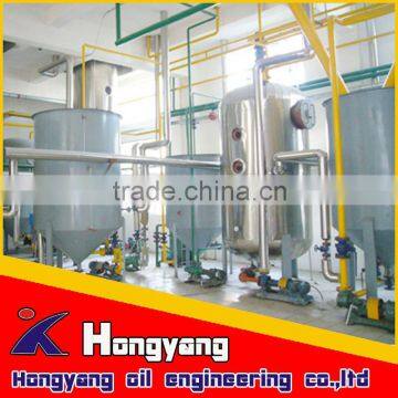 10-500T/D continuous crude edible oil refinery for cotton seed oil on sale