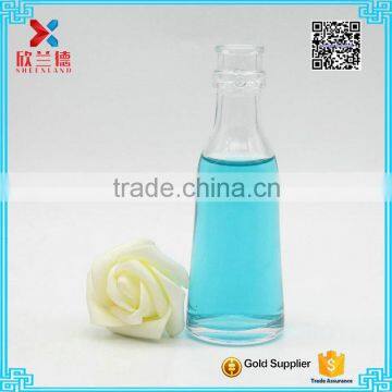 50ml clear white glass beverage bottle/customized small beverage glass bottle