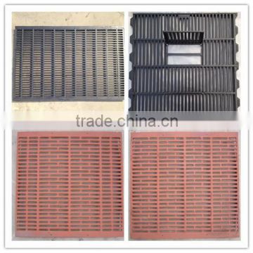 Pig/sow/swine cast iron slats/flooring for pig/swine farming equipments with fiberglass support beams(Professional Manufacturer)                        
                                                Quality Choice