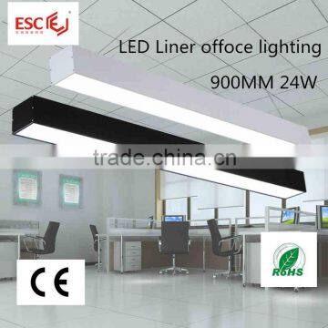 led linear pendant light/LED office pendant light/Linear suspended LED light 4000ml