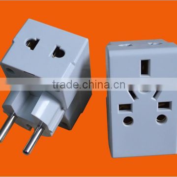 European Style 2 round pin AC Travel Adaptor (P7036)