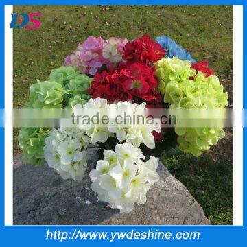 Hot selling high quality cheap artificial hydrangea flower H-528