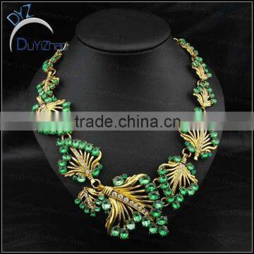 wholesale alloy women handmade cheap rhinestone necklaces