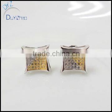 925 sterling silver screw back earrings man jewelry