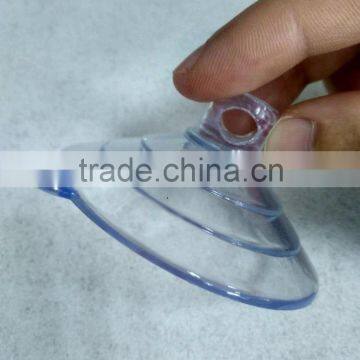 Reusable PVC/silicone glass table suction cups with hole