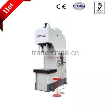 C frame single column hydraulic power press machine tool