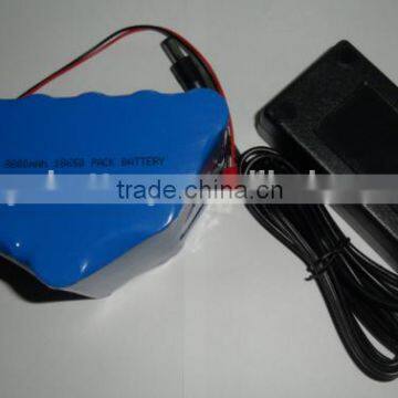 18650 8000mah li-ion battery pack and charger