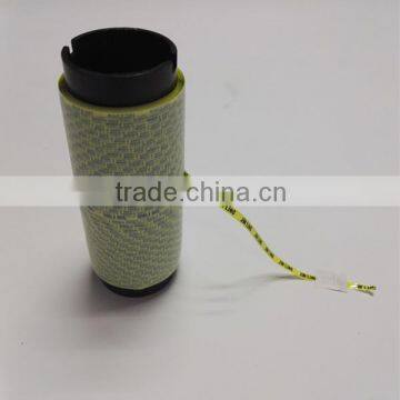 New design light yellow adhesive tear tape with logo printing