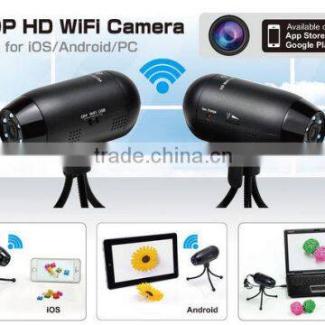 2014 Best sell 720P HD Wifi external Camera for iOS/ Android devices/ PC