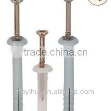 Nylon hammer drive fixing anchor with nail