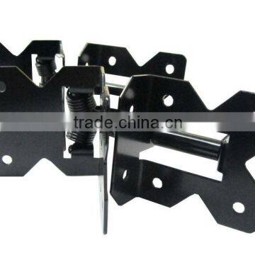 Vinyl Gate Hardware Self-Closing Stainless Steel Adjustable Hinges With Enclosed Spring photo-3