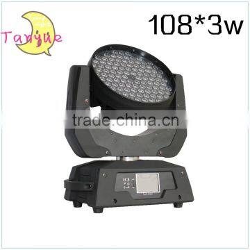 Hled light bar108*3w rgbw moving head led color changing light bar