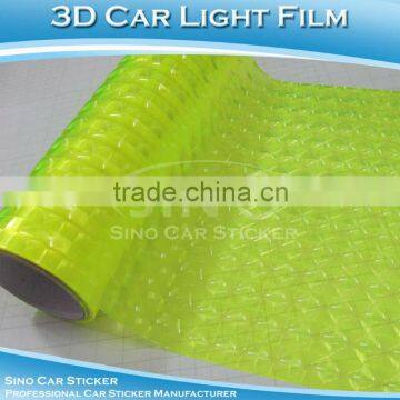0.3x10m 3D Red Car Film Cat Eyes Car Light Decoration Tint Vinyl photo-2