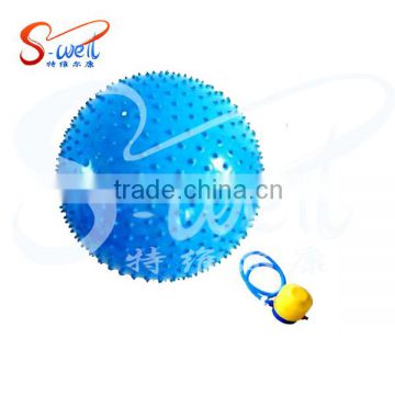 soft big air-inflated yoga massage ball