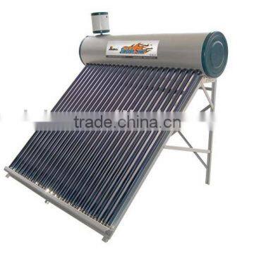 compact pressurized solar water heater with copper coil