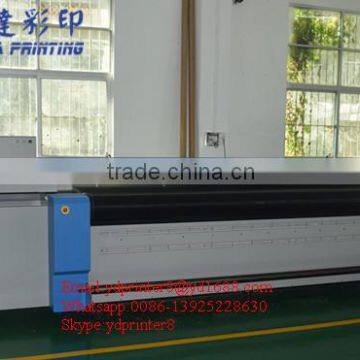 Large format car sticker roll printing machine / digital flatbed uv printer price