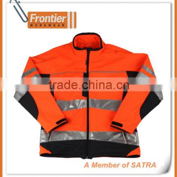 Hi-vis soft shell jacket