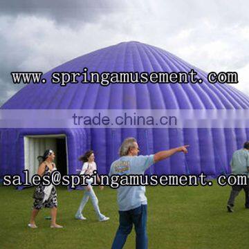 Popular double layer PVC tarpaulin outdoor inflatable igloo tent SP-T3036