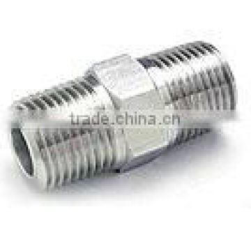 Hex Nipple, Precision Pipe Fitting, Screwed Pipe Fitting