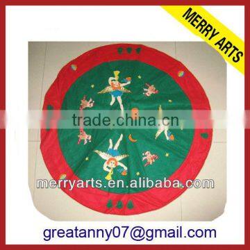 alibaba china angel christmas tree skirt green christmas embroidery tree skirt