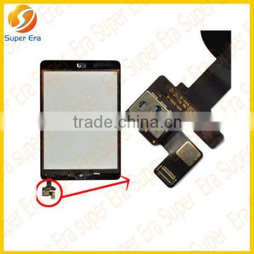 wholesale best quality Front Panel Touch Screen Glass Lens Digitizer +IC connector for iPad Mini