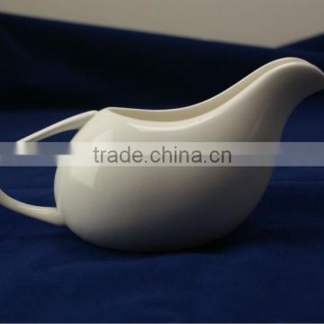 white body crockery porcelain new bone china gravy boat kitchen table ware china manufacture