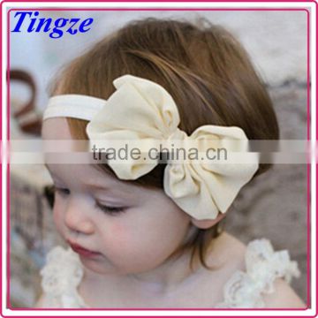 Children chiffon bow hair band,new design hair band,elastic hair band