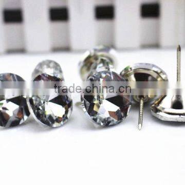 crystal sofa button with nail