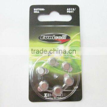 Hearing aid battery A312 PR41 1.4v zinc air batteries